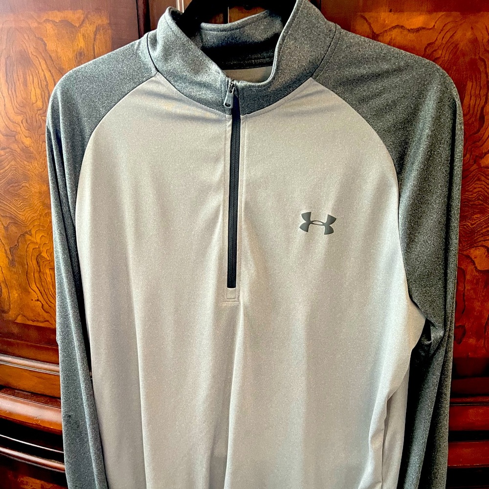 Under Armour Zip Golf Sweater Heat Gear NWOT